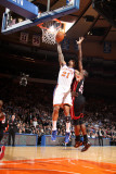 Miami Heat v New York Knicks: Wilson Chandler and Joel Anthony Photographic Print by Nathaniel S. Butler