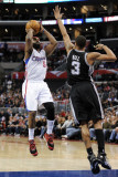 San Antonio Spurs v Los Angeles Clippers: Baron Davis and George Hill Photographic Print by Harry How