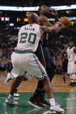 Atlanta Hawks v Boston Celtics: Ray Allen and Jeff Teague Photographic Print by Elsa 