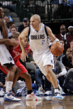 Houston Rockets v Dallas Mavericks: Jason Kidd and Kyle Lowry Photographic Print by Glenn James