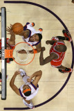Chicago Bulls v Phoenix Suns: Channing Frye, Luol Deng and Jared Dudley Photographic Print by Christian Petersen