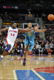 New Orleans Hornets v Detroit Pistons: Jason Maxiell Photographic Print by Allen Einstein