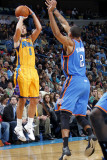 Oklahoma City Thunder v New Orleans Hornets: Marco Belinelli and Thabo Sefolosha Photographic Print by Layne Murdoch