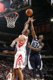 Memphis Grizzlies v Houston Rockets: O.J. Mayo and Shane Battier Photographic Print by Bill Baptist