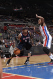 Atlanta Hawks v Detroit Pistons: Josh Smith and Greg Monroe Photographic Print by Allen Einstein