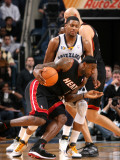 Miami Heat v Memphis Grizzlies: LeBron James and Rudy Gay Photographic Print by Joe Murphy