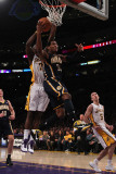 Indiana Pacers v Los Angeles Lakers: Danny Granger and Lamar Odom Photographic Print by Jeff Gross
