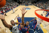 Detroit Pistons v Memphis Grizzlies: Sam Young and Tracy McGrady Photographic Print by Joe Murphy