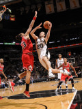 Chicago Bulls v San Antonio Spurs: Manu Ginobili and Joakim Noah Photographie par D. Clarke Evans