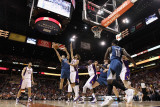 Minnesota Timberwolves v Phoenix Suns: Nikola Pekovic and Robin Lopez Photographic Print by Christian Petersen