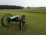 Civil War Cannon in Front of a Field at Gettysburg Photographic Print by Todd Gipstein