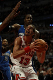Orlando Magic v Chicago Bulls: Joakim Noah and Dwight Howard Photographic Print by Jonathan Daniel
