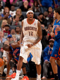 New York Knicks v Charlotte Bobcats: Tyrus Thomas Photographic Print by Kent Smith
