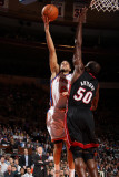 Miami Heat v New York Knicks: Landry Fields and Joel Anthony Photographic Print by Nathaniel S. Butler