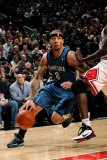 Minnesota Timberwolves v Chicago Bulls: Michael Beasley and Luol Deng Photographic Print by Ray Amati