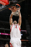 Sacramento Kings v Houston Rockets: Luis Scola Photographic Print by Bill Baptist