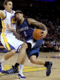 Minnesota Timberwolves v Golden State Warriors: Michael Beasley and Lou Amundson Photographic Print by Ezra Shaw