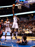 Atlanta Hawks v Orlando Magic: Brandon Bass Photographic Print by Sam Greenwood