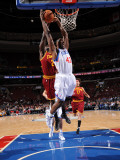 Cleveland Cavaliers  v Philadelphia 76ers: Elton Brand and J.J. Hickson Photographic Print by Jesse D. Garrabrant