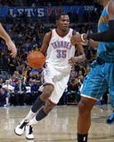 New Orleans Hornets v Oklahoma City Thunder: Kevin Durant Photographic Print by Layne Murdoch