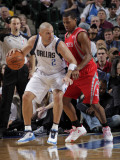 Houston Rockets v Dallas Mavericks: Jason Kidd and Kyle Lowry Photographic Print by Glenn James