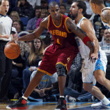 Cleveland Cavaliers  v New Orleans Hornets: Antawn Jamison and Peja Stojakovic Fotografisk tryk af Layne Murdoch
