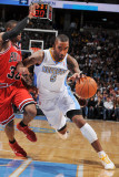 Chicago Bulls v Denver Nuggets: J.R. Smith and C.J. Watson Photographic Print by Garrett Ellwood