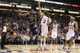 Memphis Grizzlies v Phoenix Suns: Rudy Gay and Goran Dragic Photographic Print by Christian 