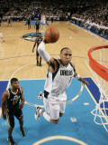 Utah Jazz v Dallas Mavericks: Shawn Marion and Ronnie Price Photographic Print by Glenn James