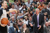 Miami Heat v Utah Jazz: Jerry Sloan and Mark Lindsay Photographic Print by Melissa Majchrzak