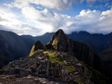 Machu Picchu, an Archaeological Site in Peru, from Above Photographic Print by Michael Hanson