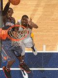 Charlotte Bobcats v Indiana Pacers: Gerald Wallace and Solomon Jones Photographic Print by Ron Hoskins