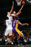 Los Angeles Lakers v Washington Wizards: Pau Gasol and JaVale McGee Photographic Print by Ned 