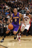 Los Angeles Lakers v Toronto Raptors: Matt Barnes and Julian Wright Photographic Print by Ron Turenne