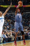 Charlotte Bobcats v New Orleans Hornets: Gerald Wallace and Trevor Ariza Photographic Print by Layne Murdoch