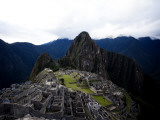 Machu Picchu, an Archaeological Site in Peru, from Above Photographie par Michael Hanson