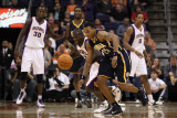 Indiana Pacers v Phoenix Suns: Jason Richardson and Brandon Rush Lámina fotográfica por Christian Petersen