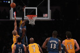 Washington Wizards v Los Angeles Lakers: Derek Fisher and John Wall Photographic Print by Jeff 