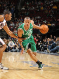 Boston Celtics v New Jersey Nets: Stephen Graham and Avery Bradley Photographic Print by Nathaniel S. Butler