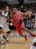 Chicago Bulls v Dallas Mavericks: C.J. Watson and Jose Juan Barea Photographic Print by Glenn James