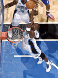 Detroit Pistons v Orlando Magic: Mickael Pietrus Fotografisk tryk af Fernando Medina Detroit Pistons v Orlando Magic: Mickael Pietrus Fotografisk tryk af Fernando Medina