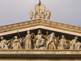 Pediment Sculptures Above the Colonnade  of the Academy of Athens Photographic Print by Richard Nowitz