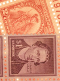 Classic United States Postage Stamps Photographic Print by Phil Schermeister