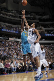 New Orleans Hornets v Dallas Mavericks: Emeka Okafor and Tyson Chandler Photographic Print by Glenn James