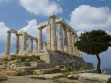 The Ruins of the Poseidon Temple at Cape Sounion Photographic Print by Richard Nowitz