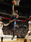 Denver Nuggets v Charlotte Bobcats: Nene Photographic Print by Kent Smith