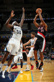 Portland Trail Blazers v Memphis Grizzlies: Andre Miller and Zach Randolph Photographic Print by Joe Murphy