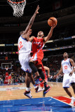 Los Angeles Clippers v Philadelphia 76ers: Eric Gordon and Elton Brand Photographic Print by Jesse D. Garrabrant