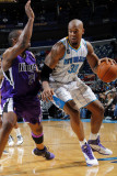Sacramento Kings v New Orleans Hornets: David West and Carl Landry Fotografie-Druck von Layne Murdoch