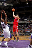 Houston Rockets v Sacramento Kings: Luis Scola and Darnell Jackson Photographic Print by Rocky Widner